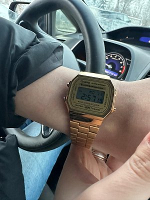 Фото покупателя: Японские наручные часы Casio A-168WG-9