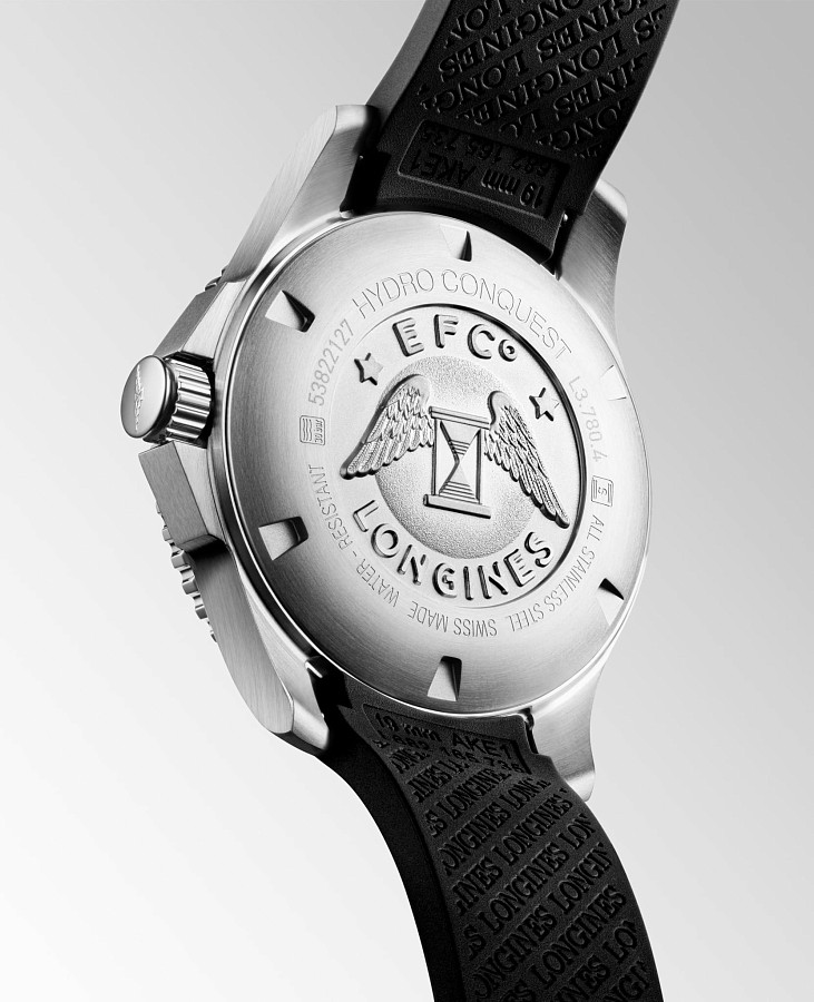 Часы Longines HydroConquest L3.780.4.56.9 — металл сталь керамика, Швейцария