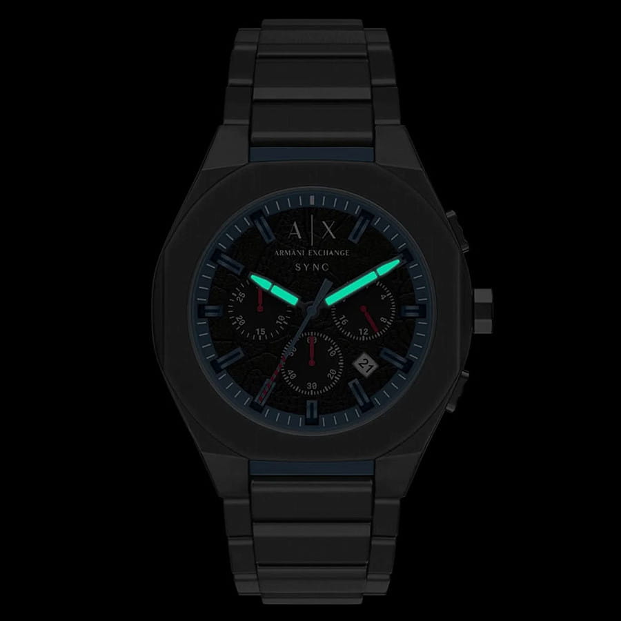 Часы Armani Exchange Sync AX4295 — мужские, нержавеющая сталь с ip-покрытием