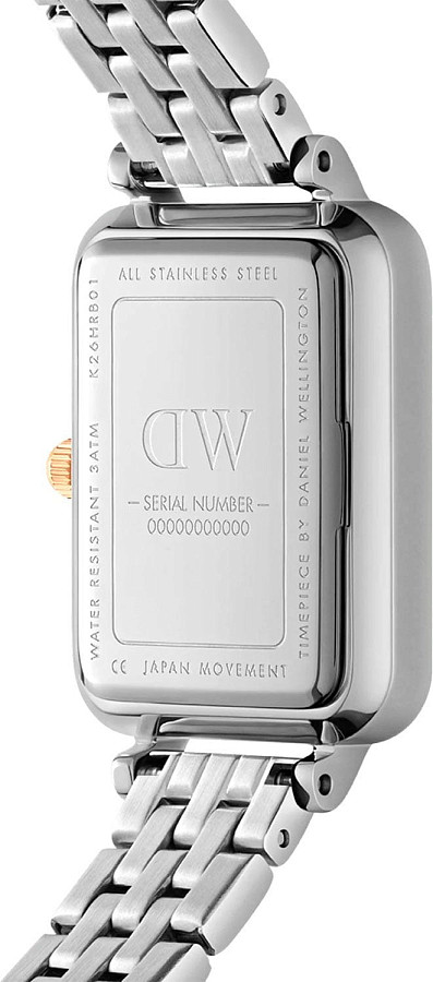 Часы Daniel Wellington Quadro DW00100671 — сталь металл, Швеция
