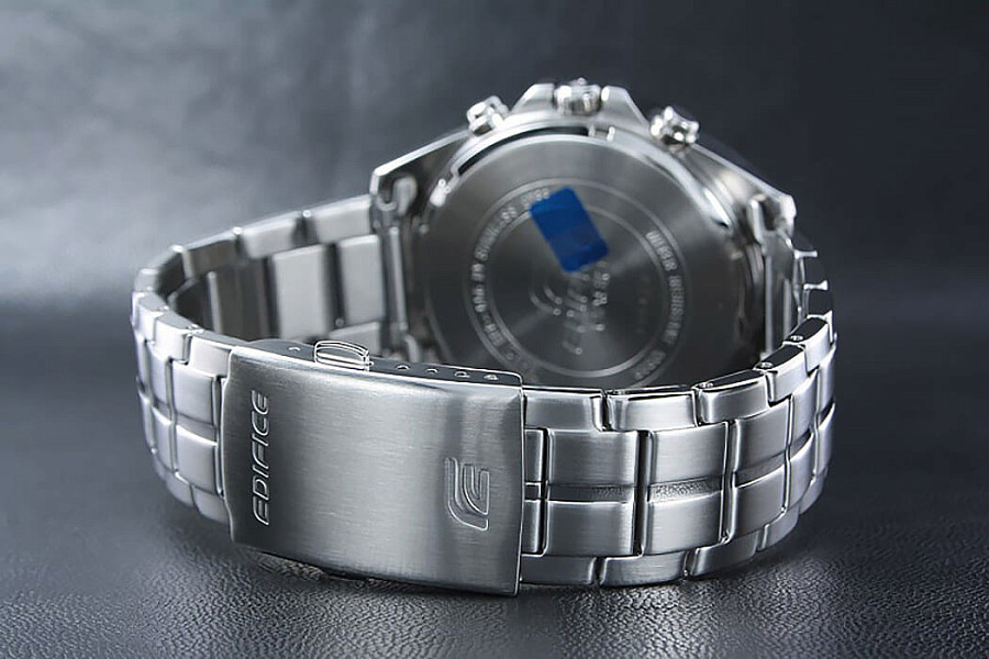 Часы Casio Edifice EFR-556DB-1A — мужские, нержавеющая сталь