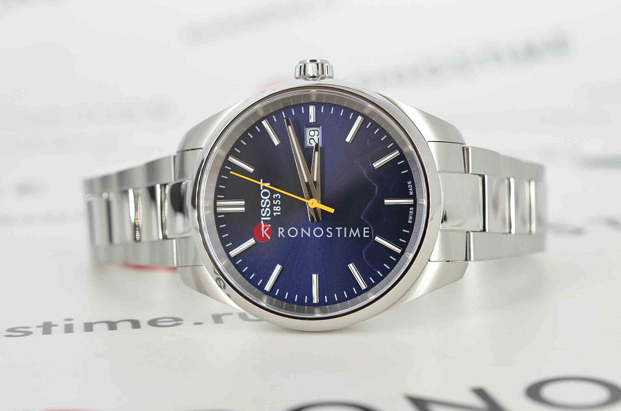 Часы Tissot PR 100 Jungfraubahn Quartz 34mm T150.210.11.041.01 — сталь металл, Швейцария