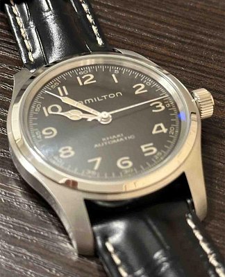 Фото покупателя: Швейцарские механические наручные часы Hamilton Khaki Field Murph Auto H70605731