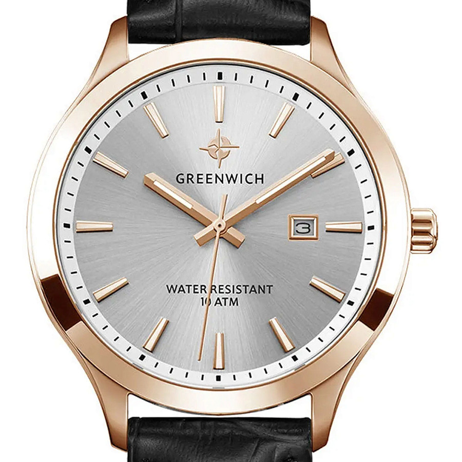 Часы Greenwich Helm GW 041.41.33 — кварцевые, металл сталь