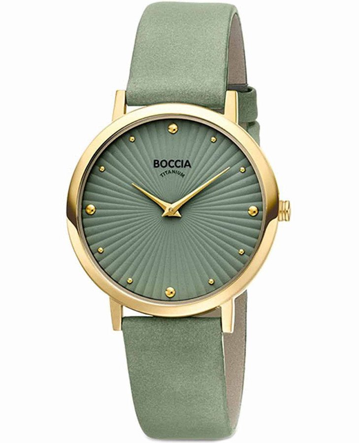 Часы Boccia Titanium 3365-04 — женские, зеленый