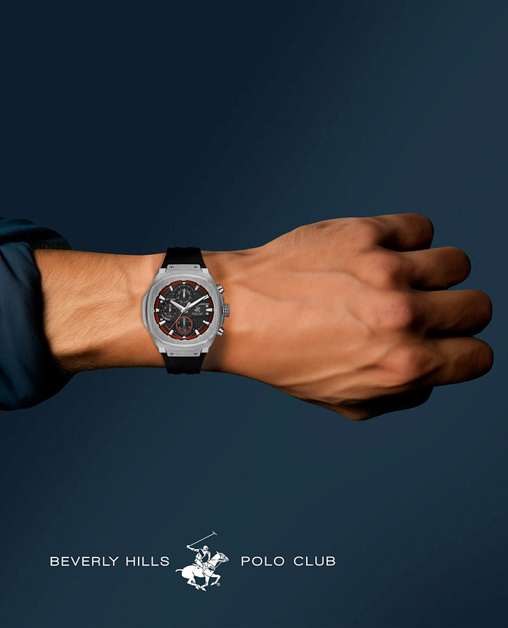Часы Beverly Hills Polo Club Quartz BP3623X.351 — сталь металл, США