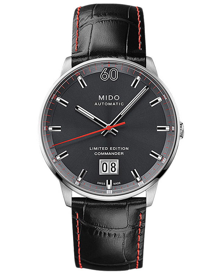Часы Mido Commander Big Date 60th Anniversary Limited Edition M021.626.16.081.00 — мужские, черный