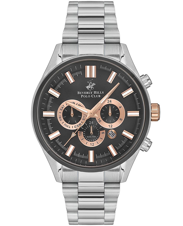 Часы Beverly Hills Polo Club BP3395X.360 — мужские, серый
