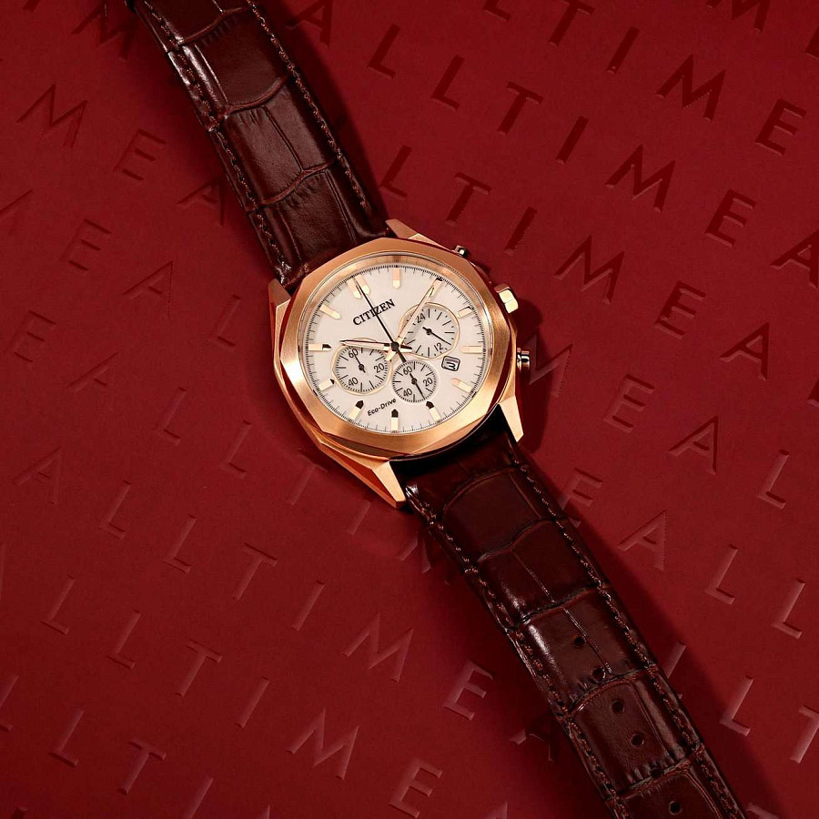 Часы Citizen Eco-Drive CA4593-15A — кварцевые, металл сталь