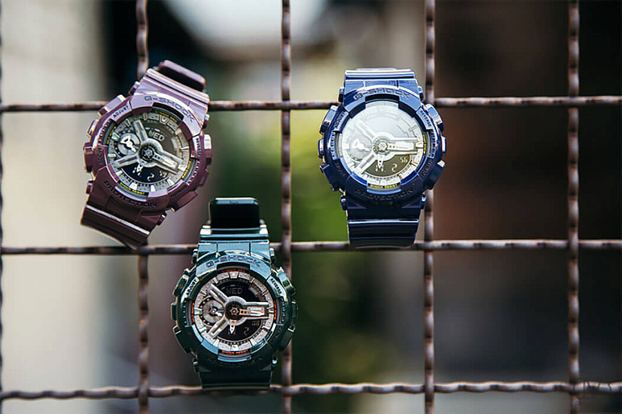 Часы Casio G-Shock GMA-S110MC-6A — пластик, Япония