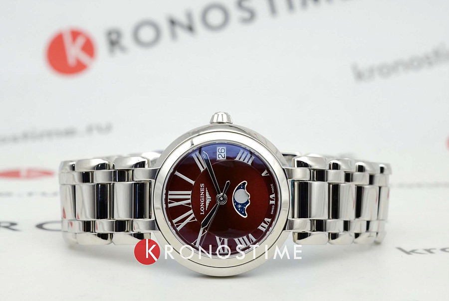 Часы Longines PrimaLuna L8.115.4.92.6 — кварцевые, сталь металл
