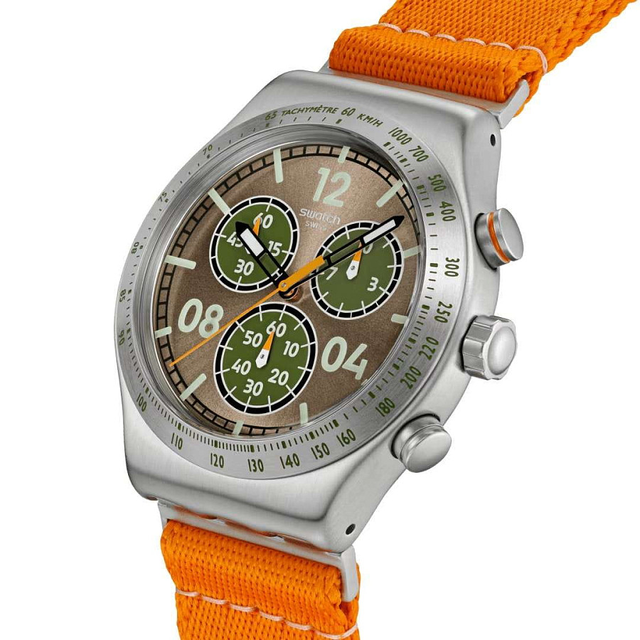 Часы Swatch Vacation Time YVS101 — сталь металл, Швейцария