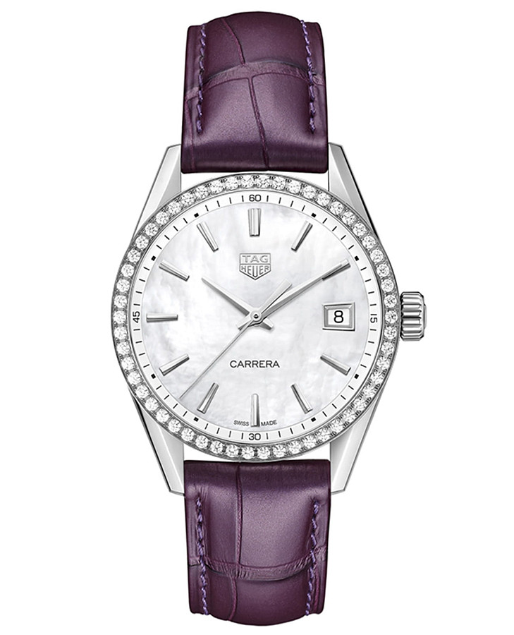 Часы TAG Heuer Carrera WBK1316.FC8261 — женские, перламутровый