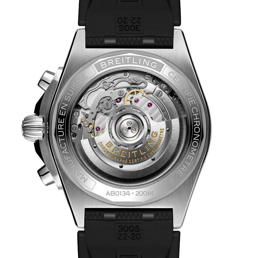 Часы Breitling Chronomat B01 42 mm AB0134721G1S2 — силикон, мужские