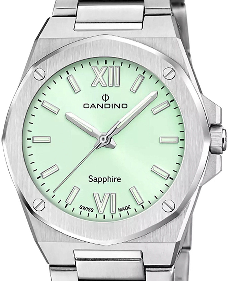 Часы Candino Lady Elegance C4775/6 — кварцевые, металл сталь