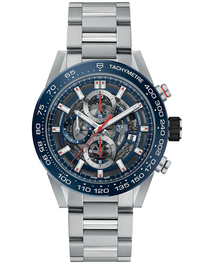 Часы TAG Heuer Carrera CAR201T.BA0766 — мужские, синий