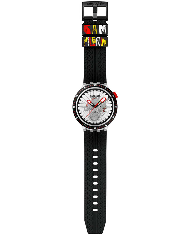 Часы Swatch Big Bold Biosourced Lacquered SB05K103 — кварцевые, пластик