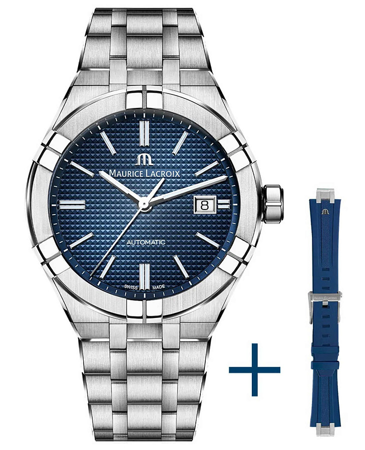 Часы Maurice Lacroix Aikon Automatic AI6008-SS00F-430-C — мужские, серебристый