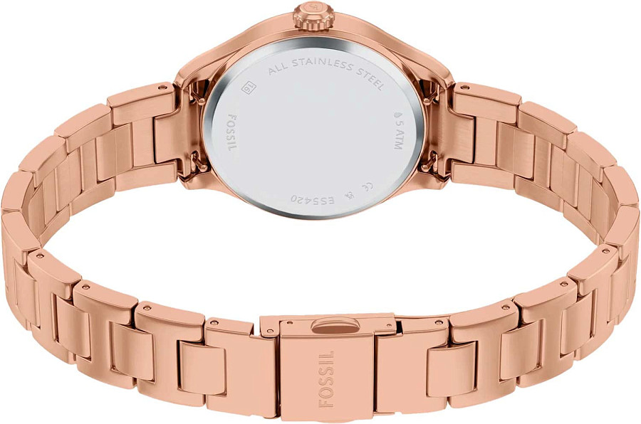 Часы Fossil Gilmore ES5420 — женские, нержавеющая сталь с ip-покрытием