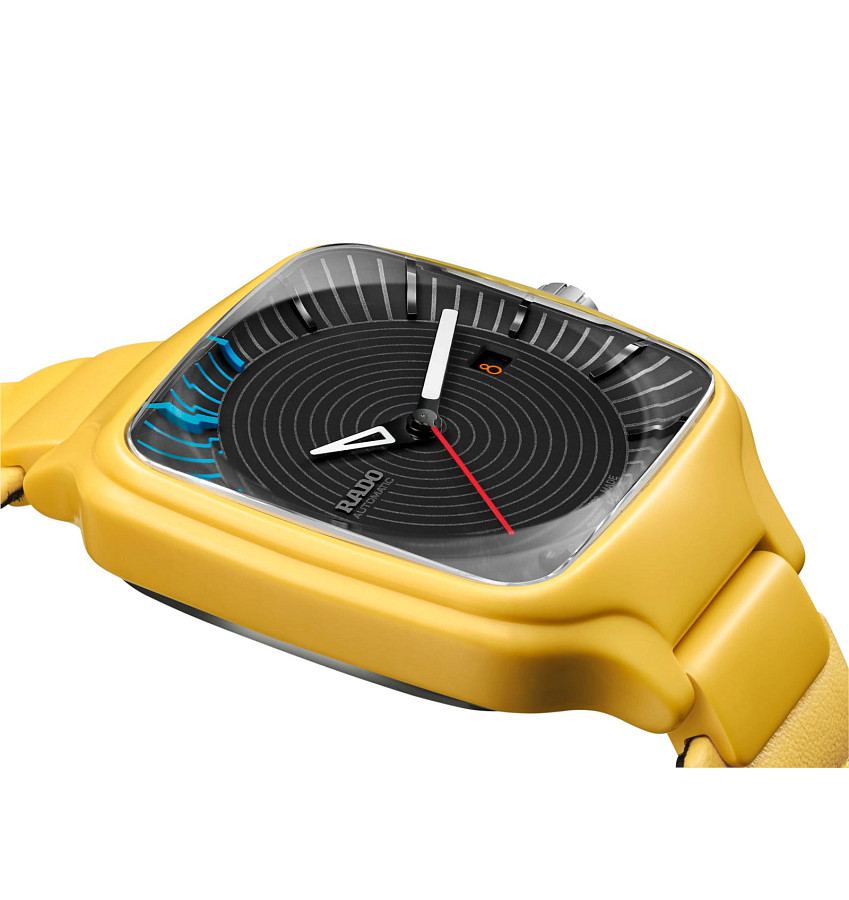 Часы Rado True Square Tej Chauhan R27074155 — механические, керамика сталь металл