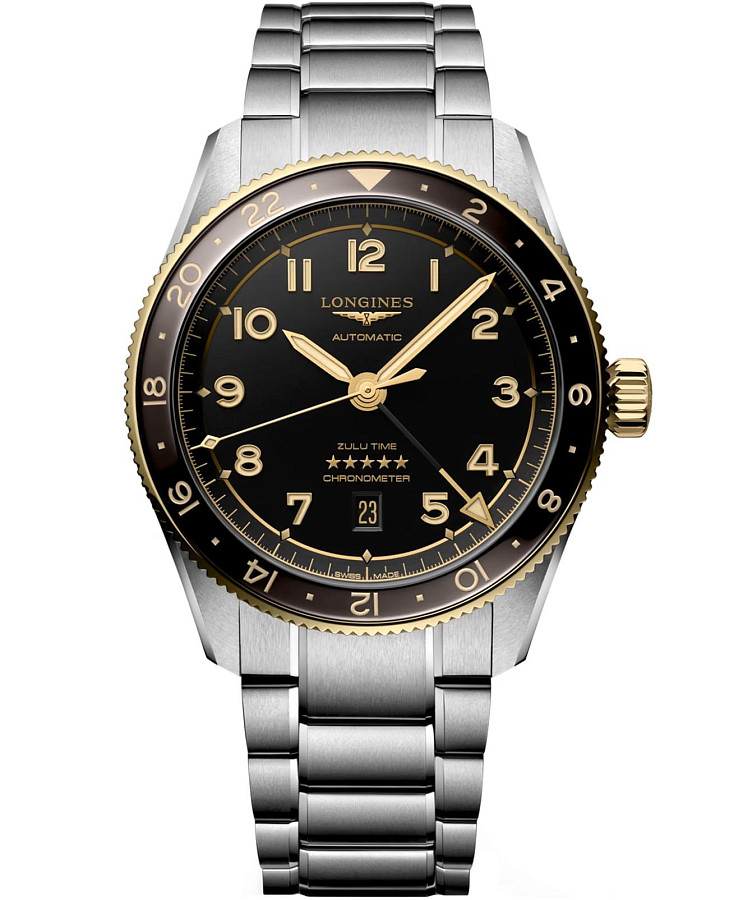 Часы Longines Spirit L3.812.5.53.6 — мужские, черный