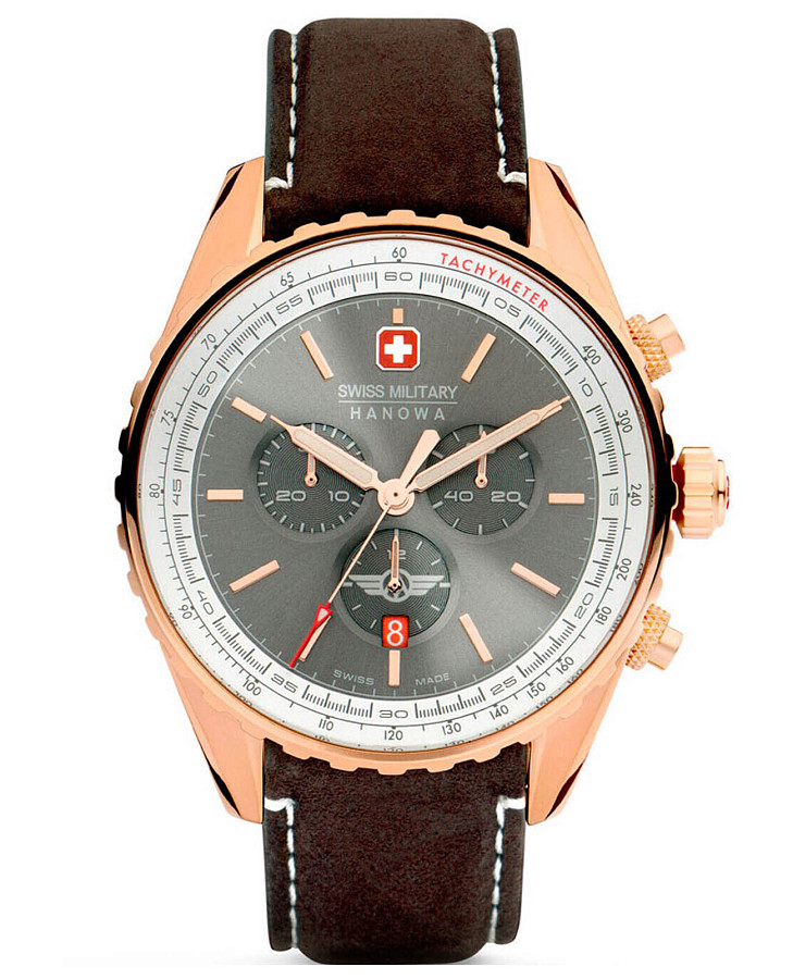 Часы Swiss Military Hanowa Afterburn Chrono SMWGC0000320 — мужские, серый
