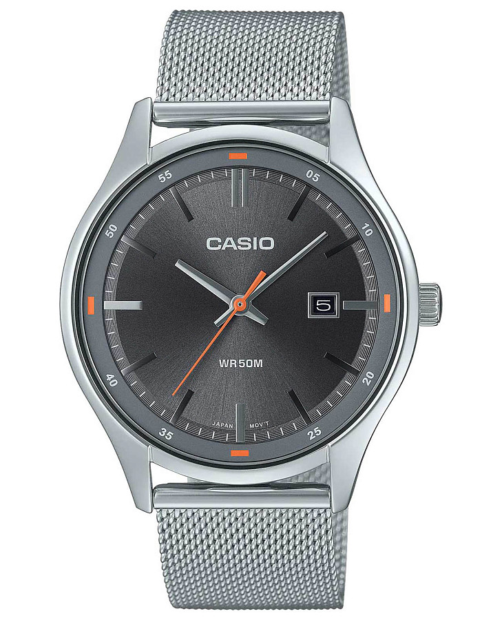 Часы Casio Collection MTP-E710M-8A — мужские, серый