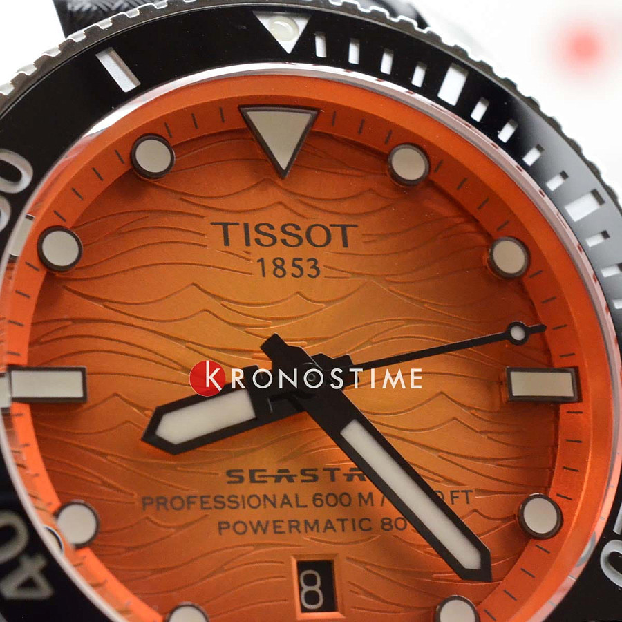 Часы Tissot Seastar 2000 44 mm T120.907.17.281.00 — мужские, каучук