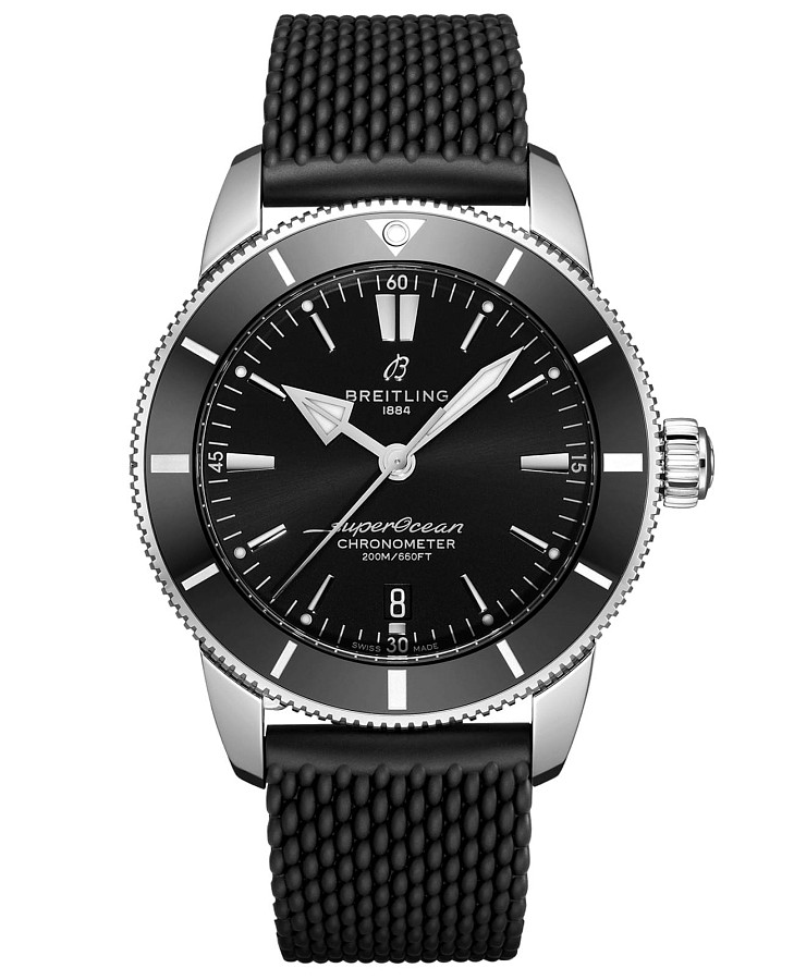 Часы Breitling Superocean Heritage B20 Automatic 44 AB2030121B1S1 — мужские, черный