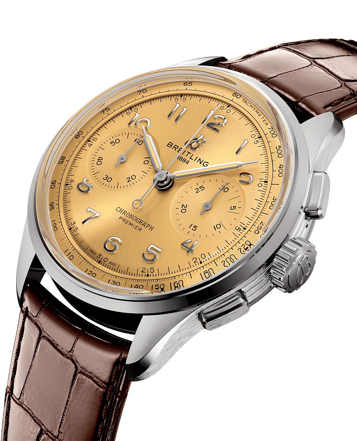 Часы Breitling Premier B09 Chronograph 40 AB0930F51H1P1 — механические, сталь металл