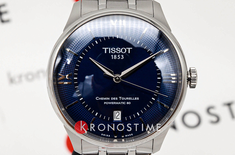 Часы Tissot Chemin des Tourelles Powermatic 80 T139.807.11.048.00 — Швейцария, механические