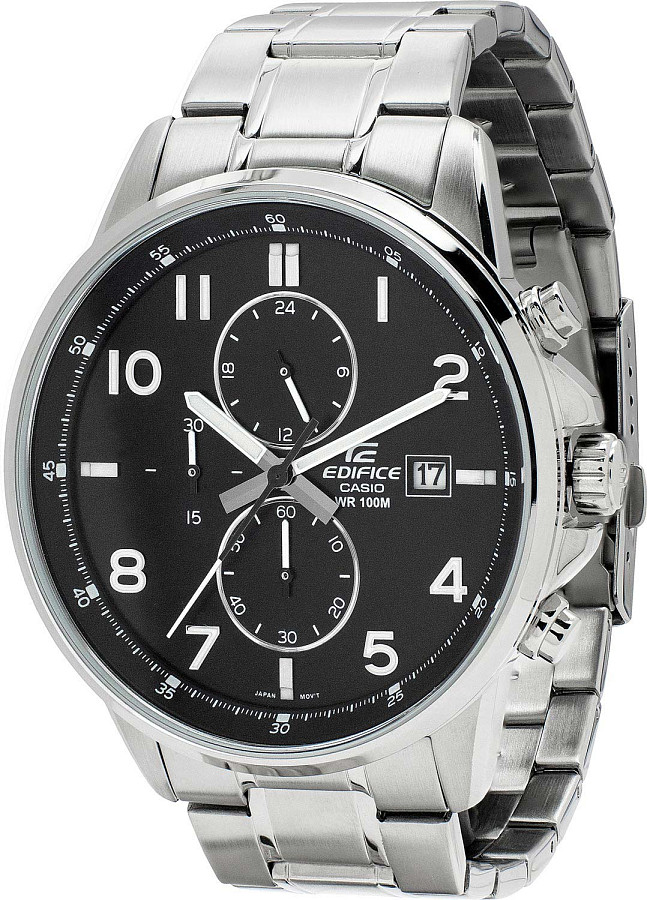 Часы Casio Edifice EFR-505D-1A — нержавеющая сталь, мужские