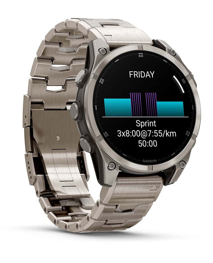 Часы Garmin Fenix 8 010-02904-40 — нержавеющая сталь, мужские