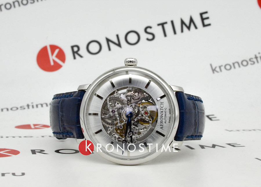 Часы Aerowatch Heritage 67975 AA01 SQ — механические, сталь металл