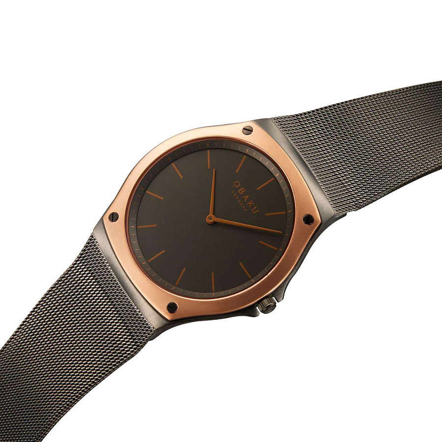 Часы Obaku Ultra Slim V316GXDJMJ — кварцевые, сталь металл