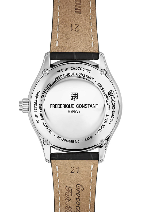Часы Frederique Constant Smartwatch Gents Сlassics FC-285LGS5B6 — сталь металл, Швейцария