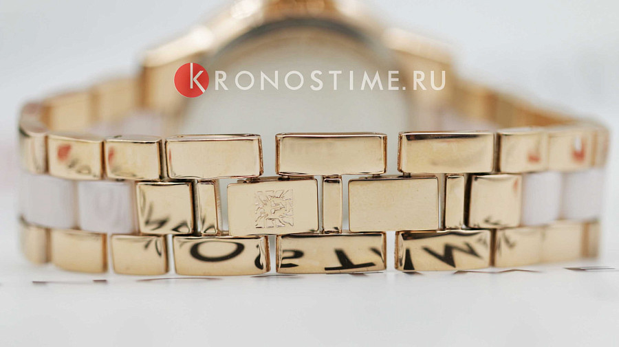 Часы Anne Klein Ceramic Diamond 4120BHRG — перламутровый, сталь металл