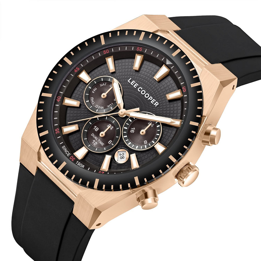 Часы Lee Cooper LC08088.451 — кварцевые, суперметалл металл