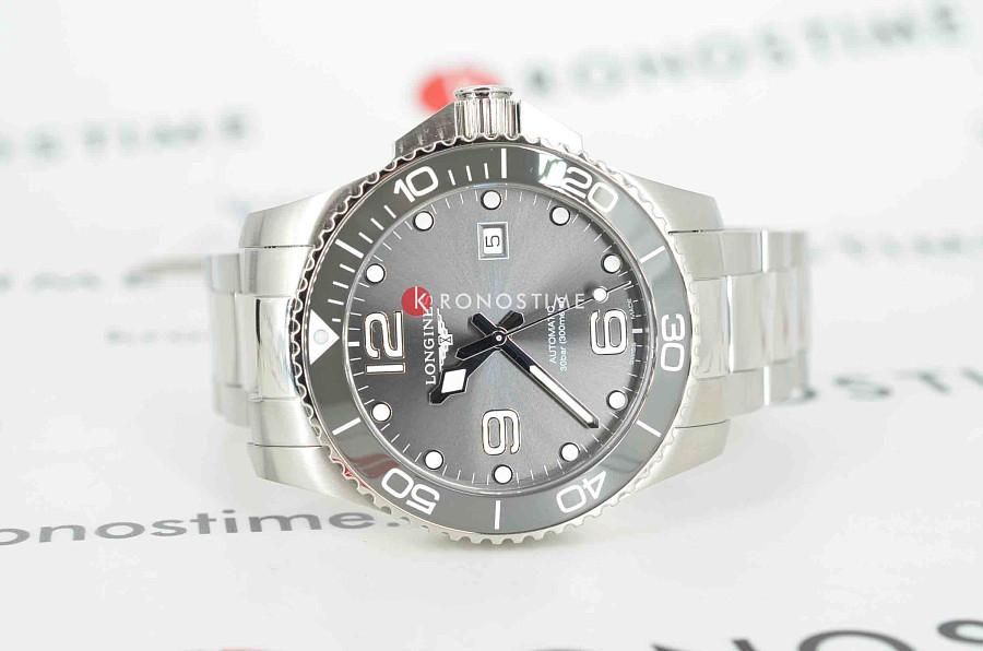 Часы Longines HydroConquest L3.782.4.76.6 — металл сталь керамика, Швейцария