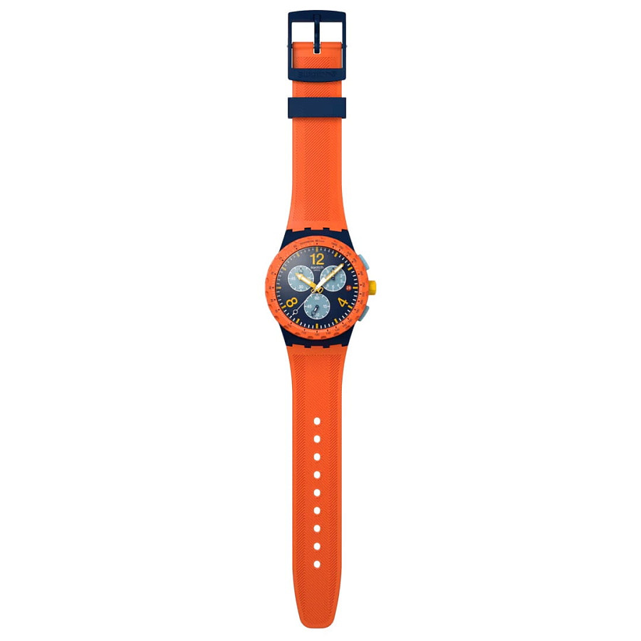 Часы Swatch Camo Flash SUSI400 — силикон, мужские