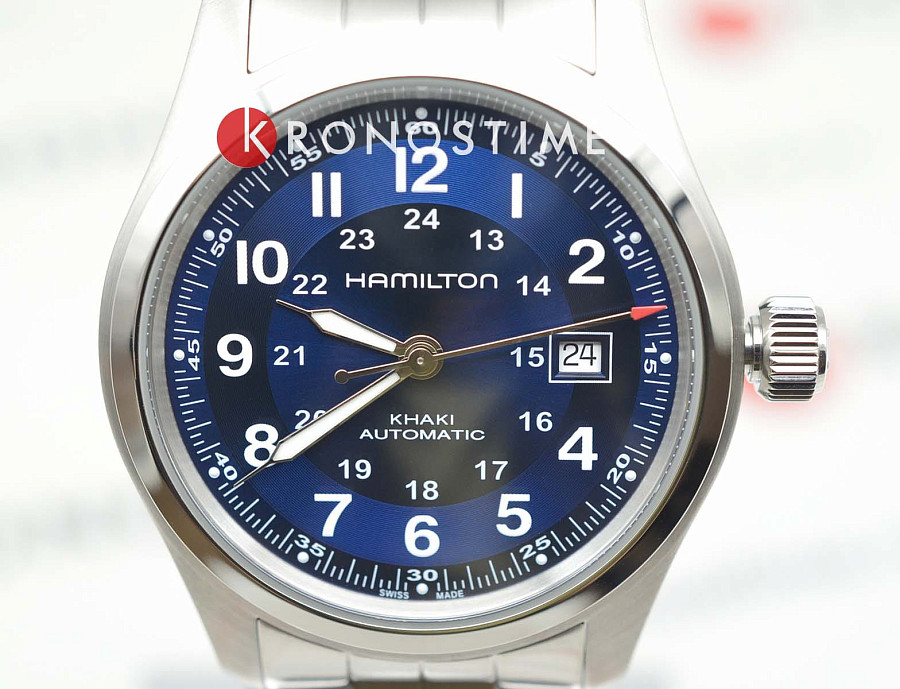 Часы Hamilton Khaki Field Auto H70605140 — сталь, Швейцария