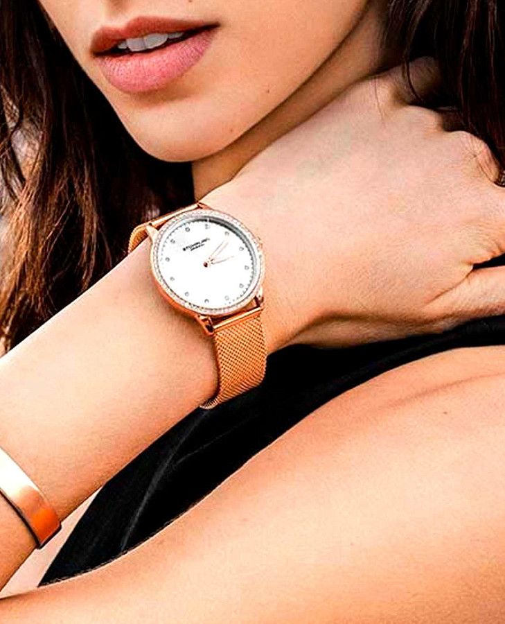 Часы Stuhrling Dorset 3904.4 — кварцевые, металл сталь