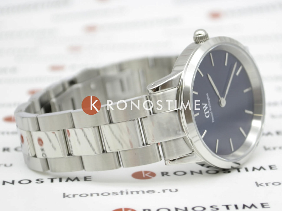 Часы Daniel Wellington Iconic Link Arctic DW00100458 — мужские, нержавеющая сталь