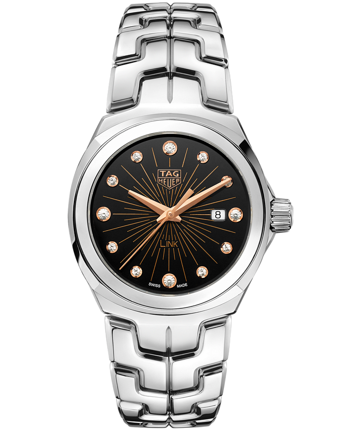 Часы TAG Heuer Link WBC131F.BA0649 — женские, коричневый