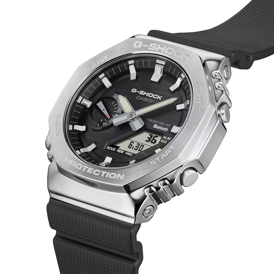Часы Casio G-Shock GBM-2100-1A — сталь, Япония