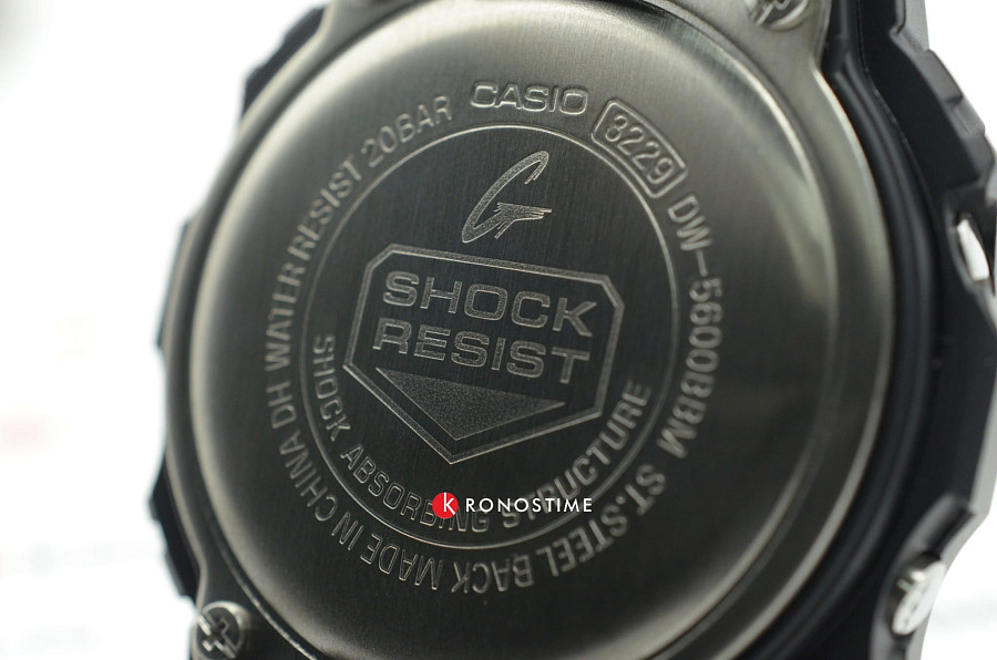 Часы Casio G-Shock DW-5600BBM-1 — Япония, электронные