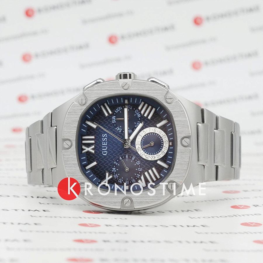 Часы Guess Headline GW0572G1 — кварцевые, сталь металл
