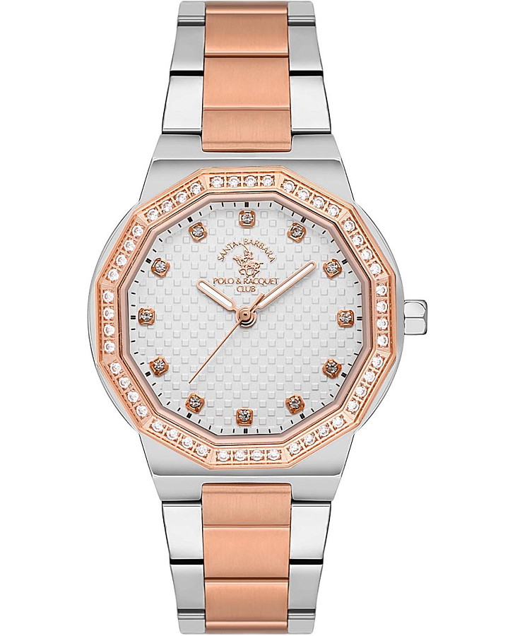 Часы Santa Barbara Polo & Racquet Club Unique SB.1.10552-5 — женские, белый