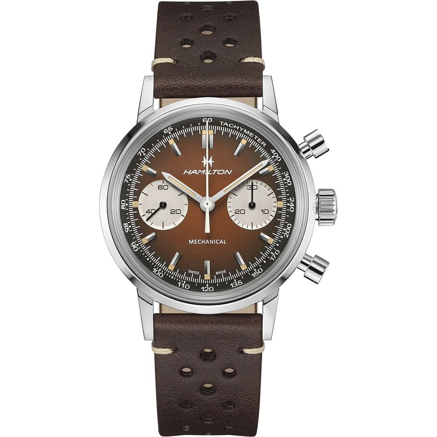 Часы Hamilton American Classic Intra-Matic Chronograph H H38429591 — сталь металл, Швейцария