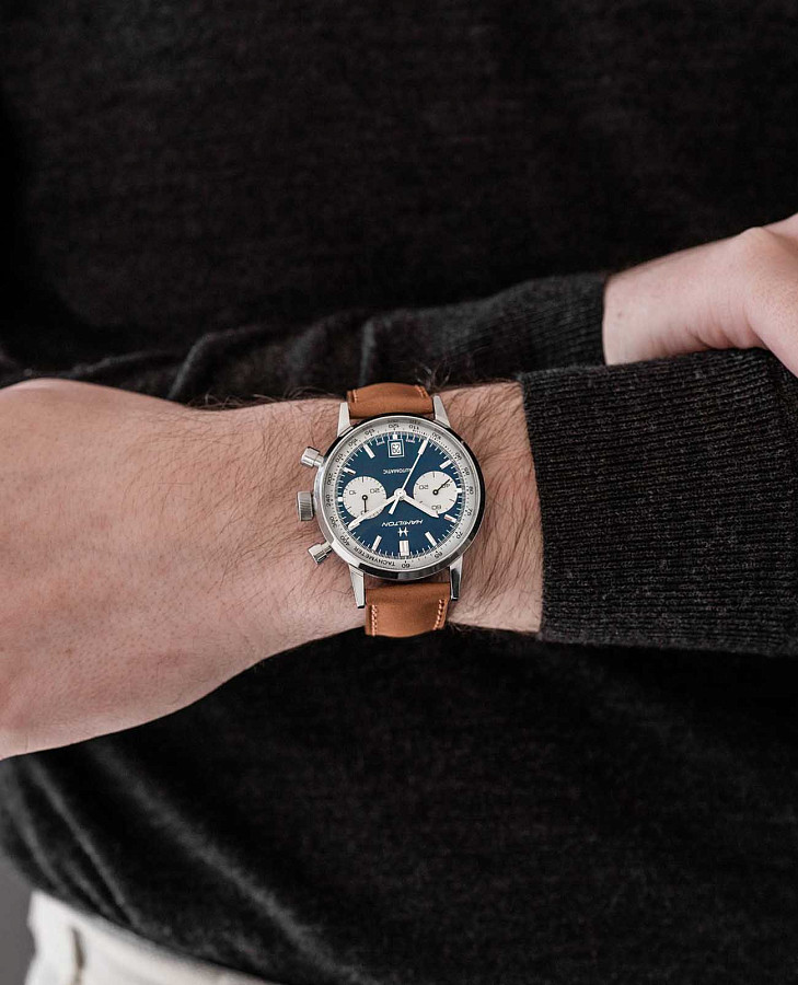 Часы Hamilton American Classic Intra-Matic Auto Chrono H38416541 — Швейцария, мужские